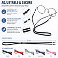 5-Pack Adjustable Eyeglass Neck Cords | TIKA