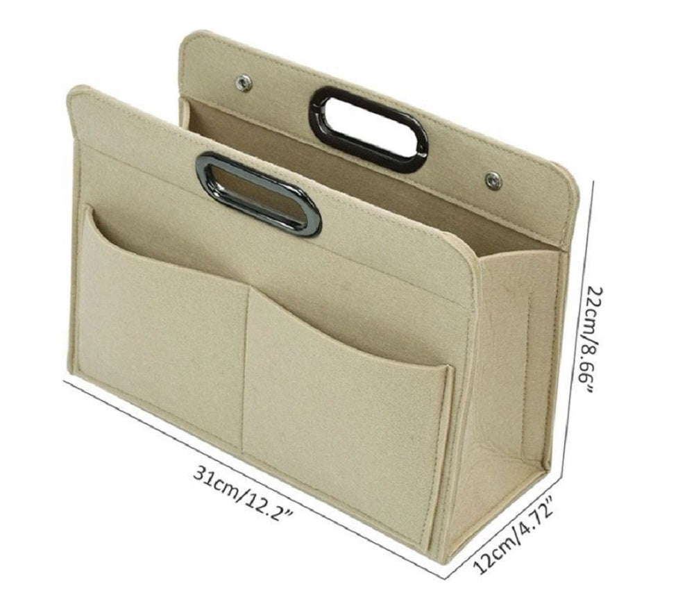 Felt Handbag Organizer Insert with Multiple Pockets | TIKA