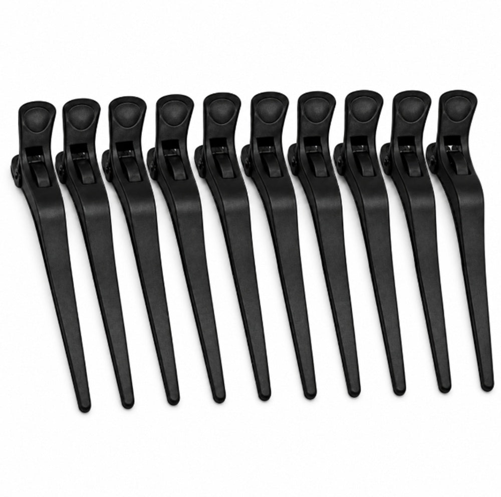 10-Pack Non-Slip Croc Hair Sectioning Clips | TIKA