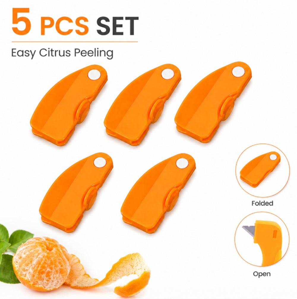 5-Piece Citrus Peeler Set for Oranges & Lemons | TIKA