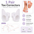 1-Pair Reusable Silicone Gel Toe Separators | TIKA