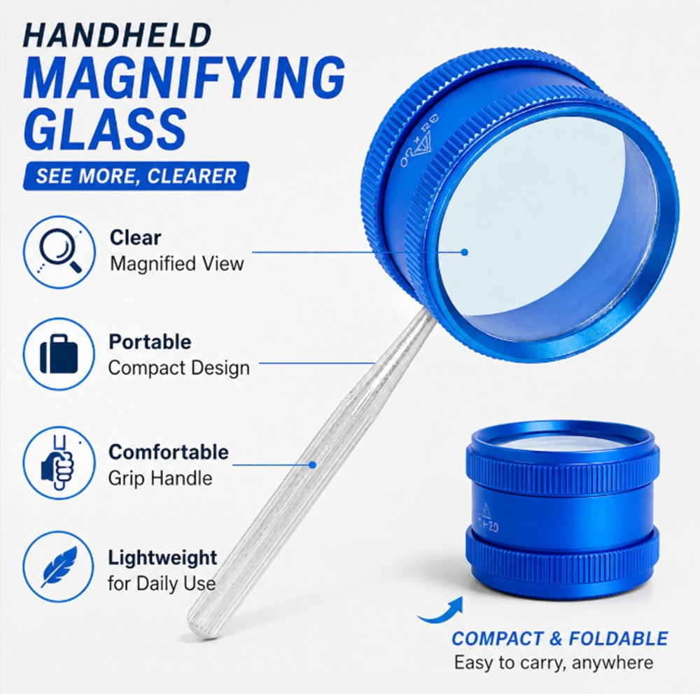 35X Handheld Jeweler Loupe Magnifier | TIKA