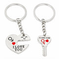 Matching Heart Couple Keychain Set | TIKA
