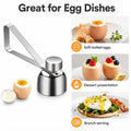 Stainless Steel Egg Topper for Soft & Hard-Boiled Eggs | TIKA
