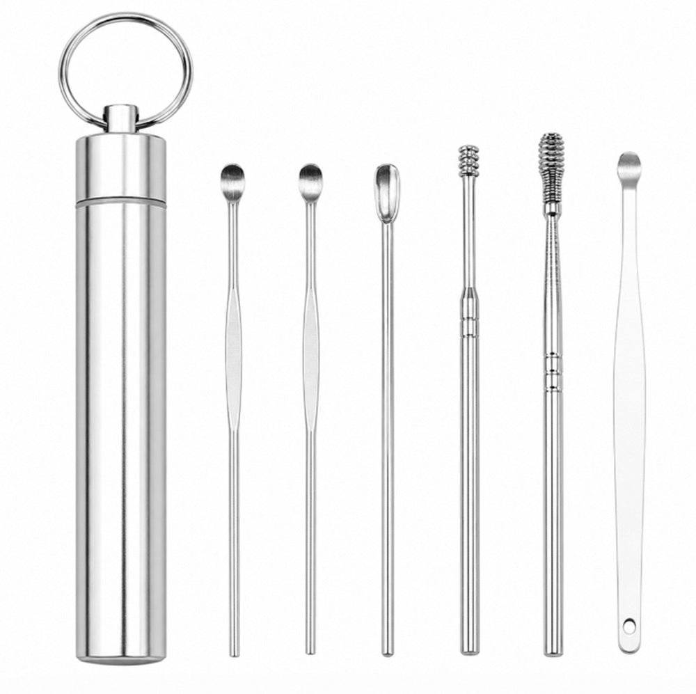 6-Piece Ear Cleaning Spoon & Pick Tool Set | TIKA