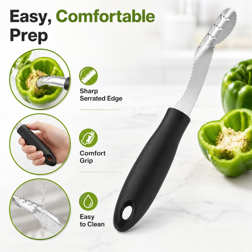 Jalapeño Pepper & Tomato Corer and Slicer Tool | TIKA