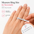 2-Piece Ring Sizer Gauge & Mandrel Measuring Set | TIKA