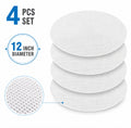 4-Pack Round Silicone Mesh Steamer Liners | TIKA