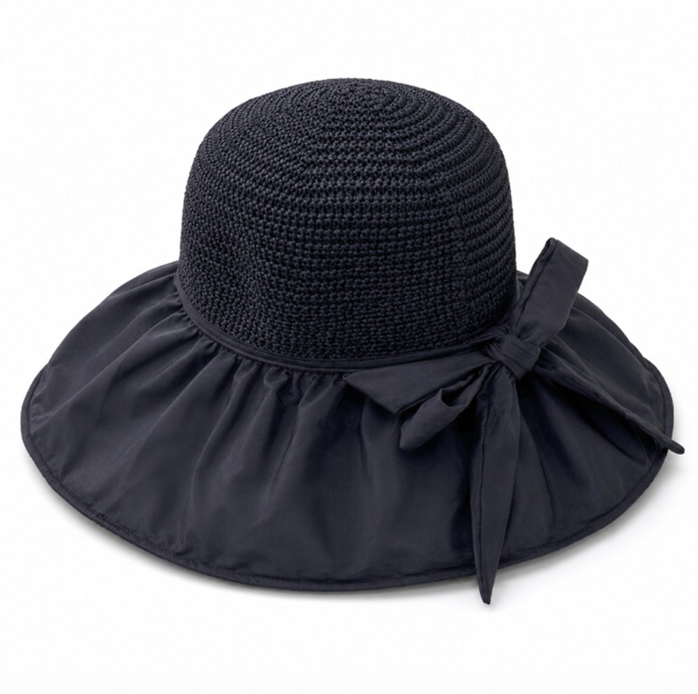Women's UPF 50+ Wide Brim Foldable Straw Sun Hat | TIKA