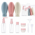 11-Piece Refillable Travel Toiletry Bottle Set | TIKA