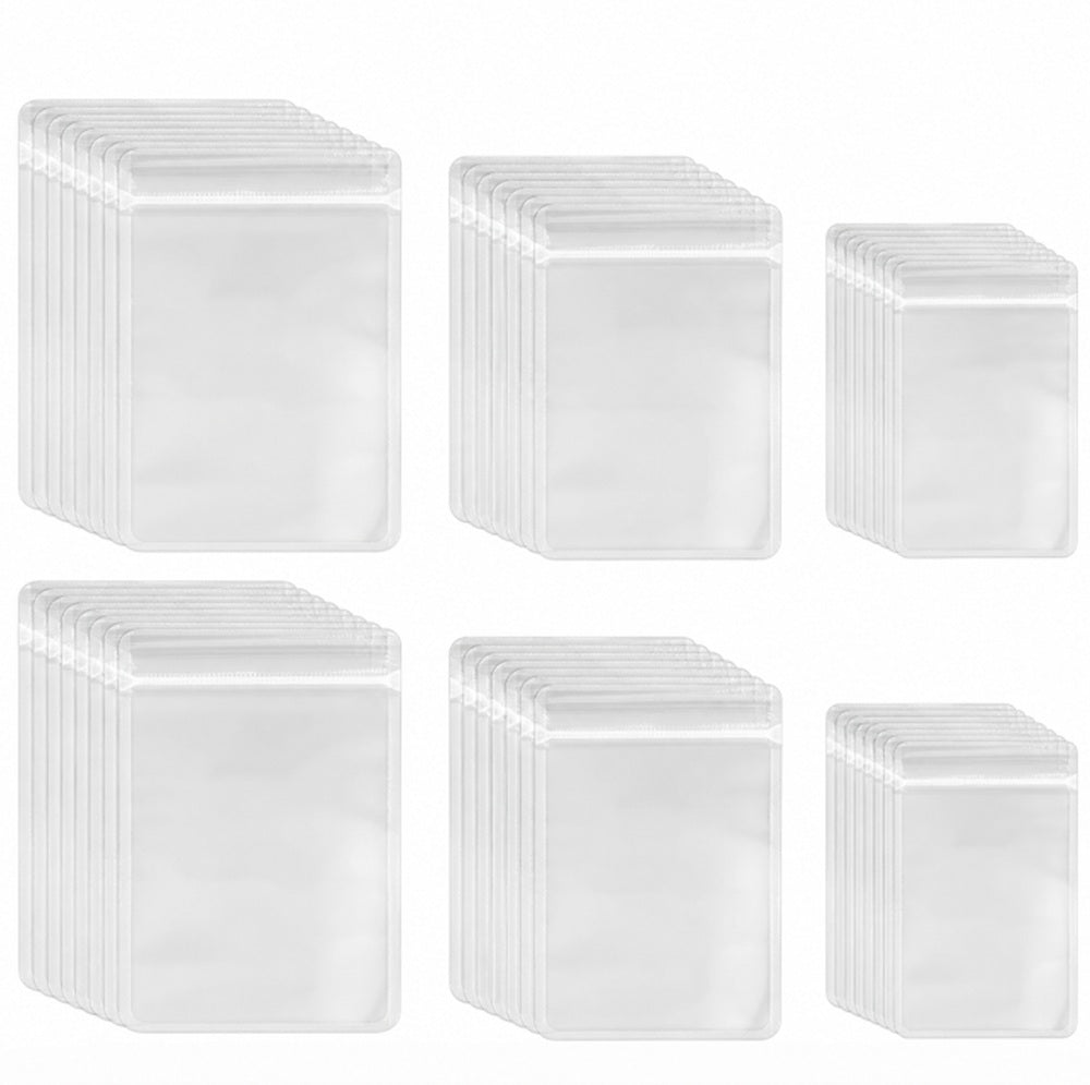 60-Pack Clear PVC Jewelry Storage Bags, 3 Sizes | TIKA