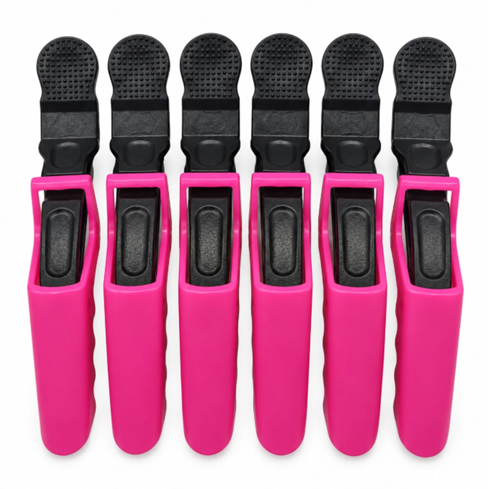 6-Pack Salon Alligator Hair Sectioning Clips | TIKA
