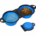 2-in-1 Collapsible Silicone Dog Food & Water Bowl Set | TIKA