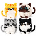 Cat Crochet Kit for Beginners, 4 Pack with Video Tutorials – TIKA