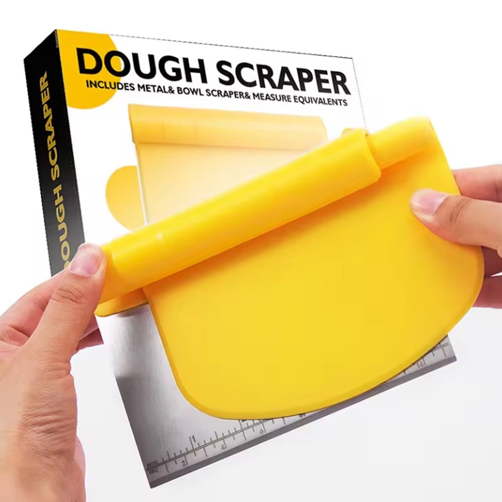 Stainless Steel Bench Scraper & Dough Cutter with Scale – TIKA