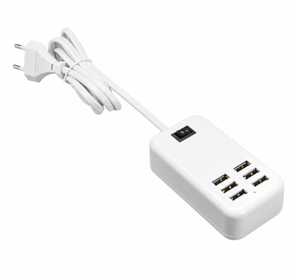 6-Port USB Desktop Charging Station | TIKA