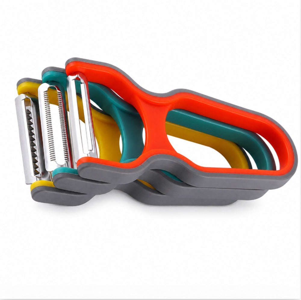 Vegetable & Fruit Peeler Set, 3 Pack, Stainless Steel Swivel Blades – TIKA