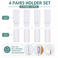 4-Pack Self-Adhesive Power Strip Holders | TIKA