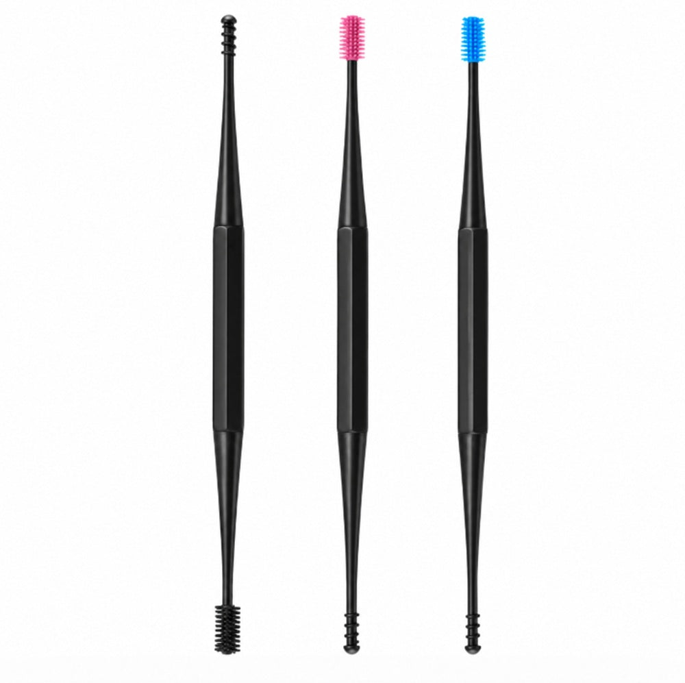 3-Piece Soft Silicone Spiral Ear Cleaner Set | TIKA
