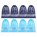 8-Pack Drawstring Travel Shoe Bags | TIKA