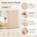 4-Pack Natural Sisal Soap Saver Bags | TIKA