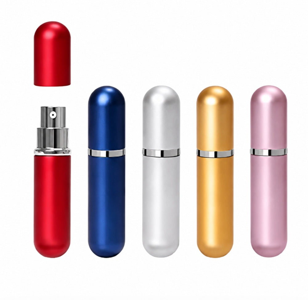 5-Pack 10ml Refillable Travel Perfume Atomizers | TIKA