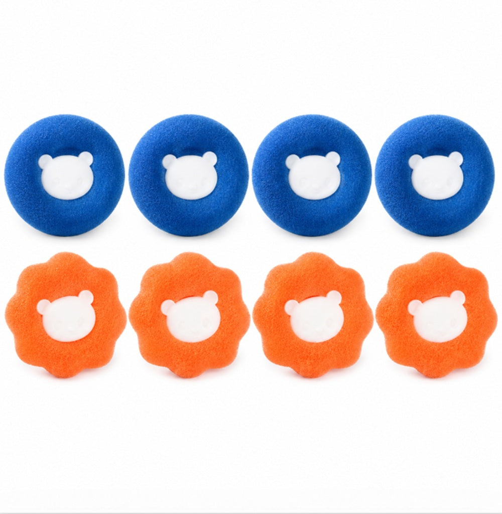 8-Pack Reusable Laundry Pet Hair Remover Balls | TIKA