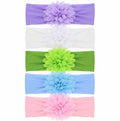 5-Pack Baby Girl Turban Bow Headbands | TIKA