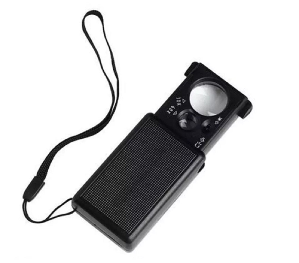 30X 60X LED Slide-Out Pocket Magnifier | TIKA