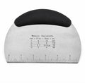 Stainless Steel Dough Cutter & Bench Scraper with Handle – TIKA