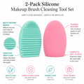 2-Pack Silicone Makeup Brush Cleaning Pads | TIKA