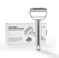 Stainless Steel Dual-Blade Peeler & Julienne Slicer – TIKA