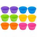 12-Pack Reusable Silicone Cupcake Liners | TIKA