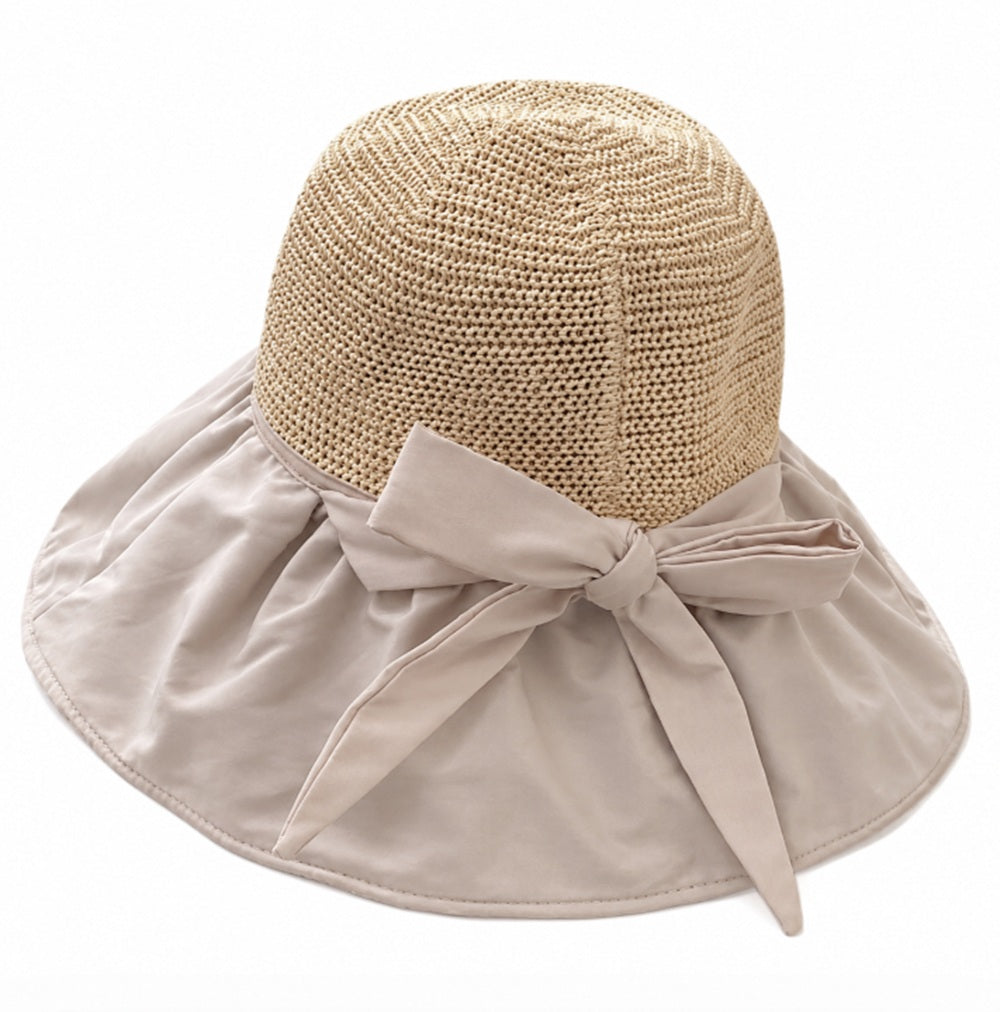 Women's UPF 50+ Wide Brim Foldable Straw Sun Hat | TIKA