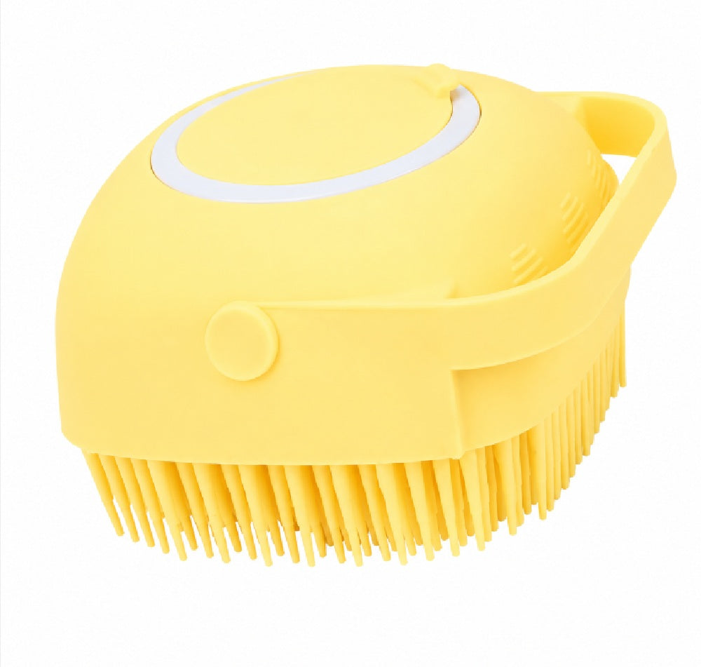 Silicone Bath Brush with Soap Dispenser | TIKA