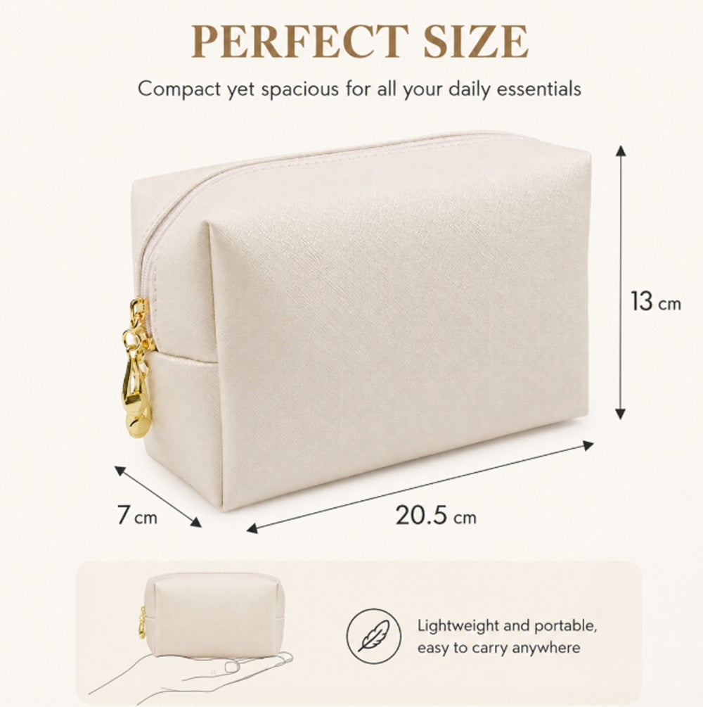 PU Leather Makeup Bag & Cosmetic Organizer Pouch | TIKA