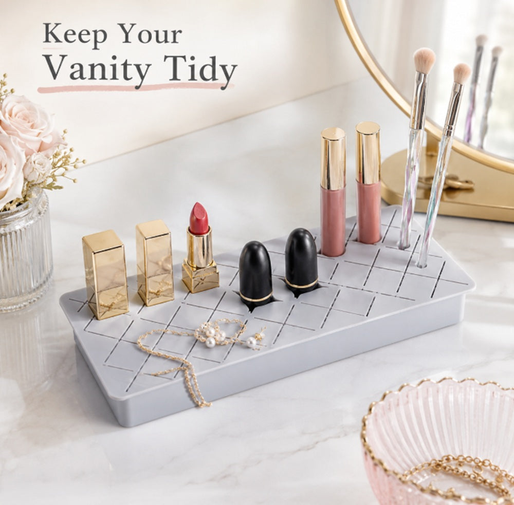 Silicone Lipstick & Lip Gloss Organizer Stand | TIKA