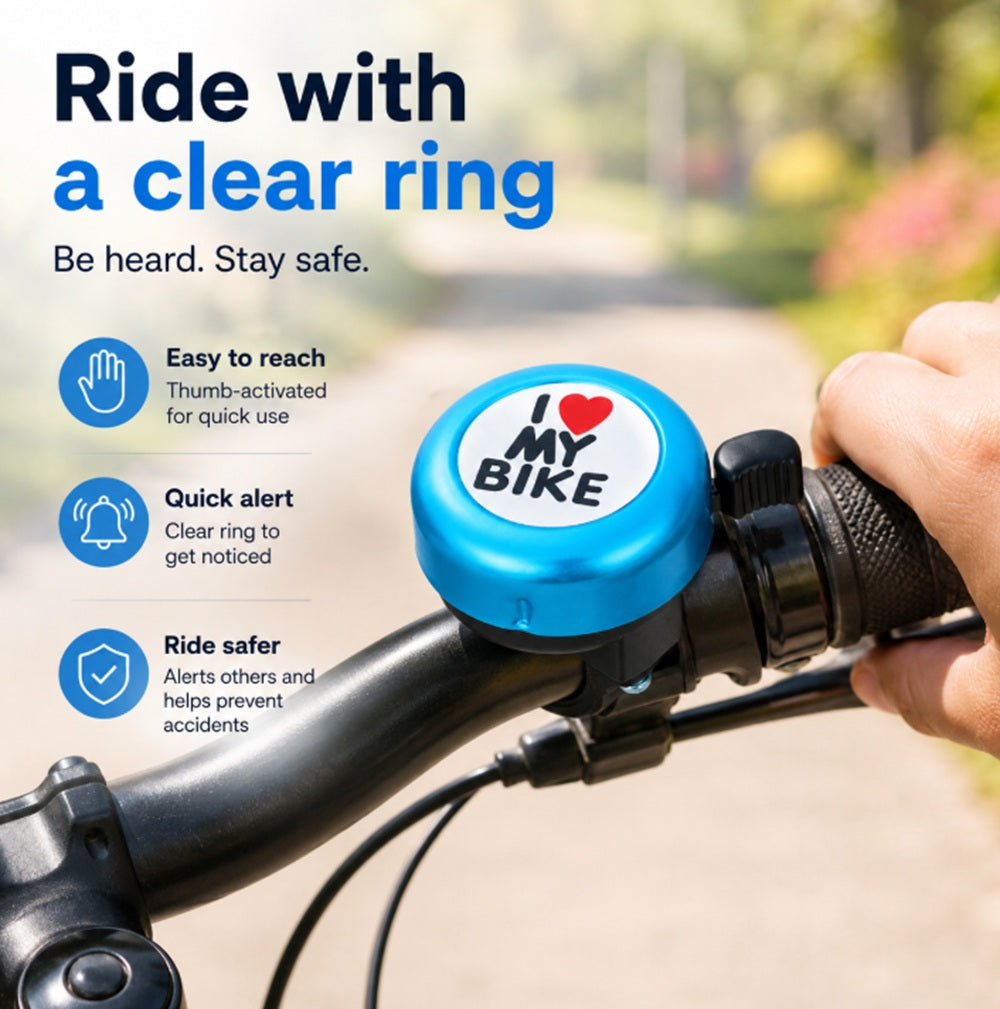 Metal Bicycle Bell for Handlebar Mounting | TIKA