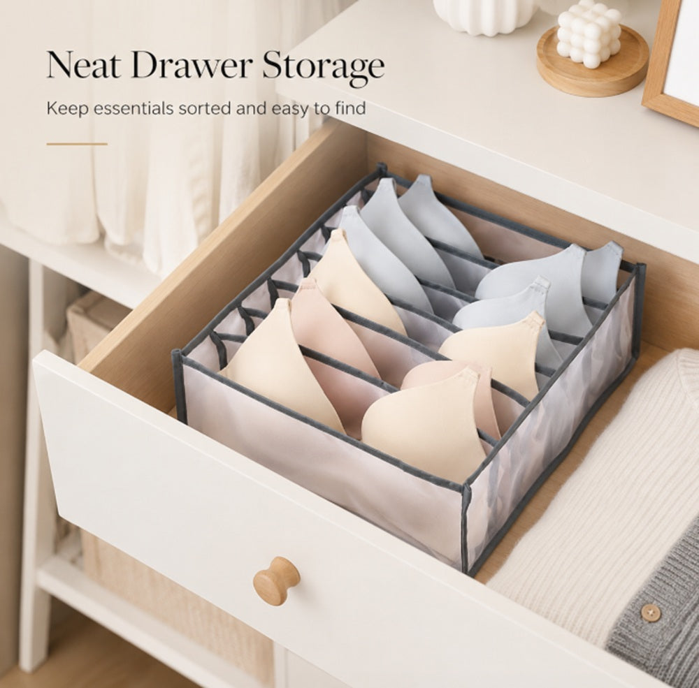 Foldable Drawer Organizer for Underwear, Bras & Socks | TIKA
