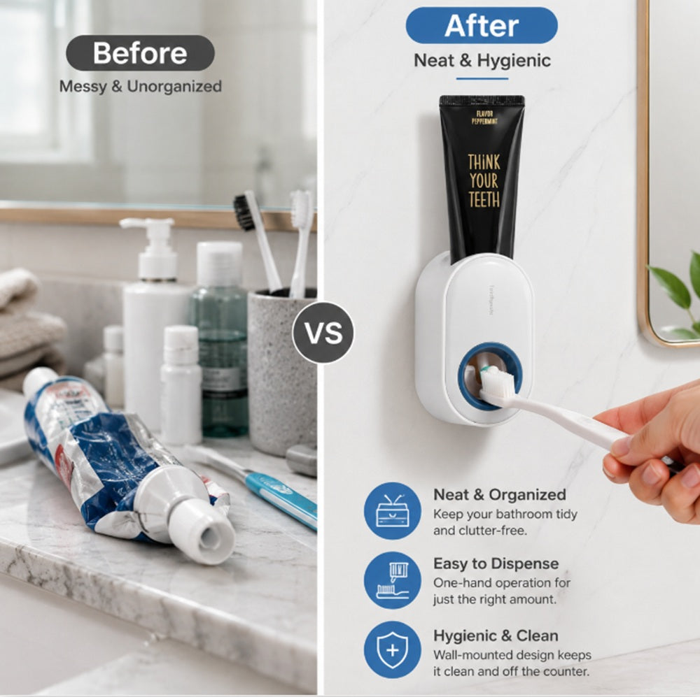 Automatic Wall-Mounted Toothpaste Dispenser | TIKA