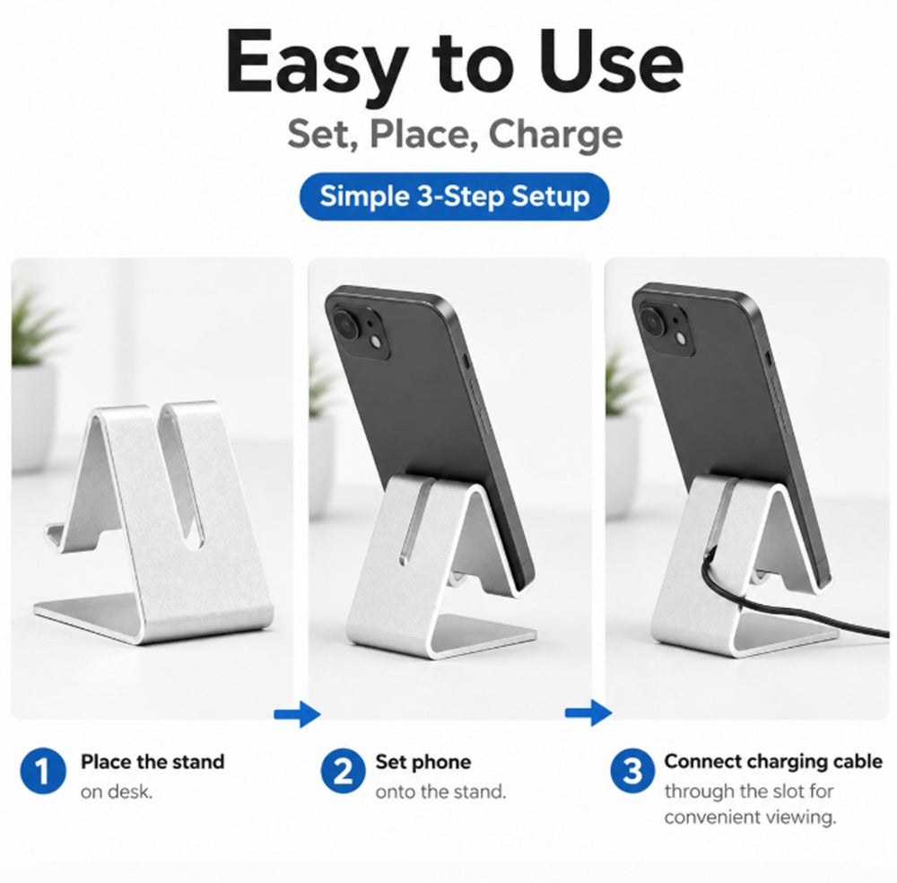 Aluminum Phone & Tablet Desk Stand | TIKA