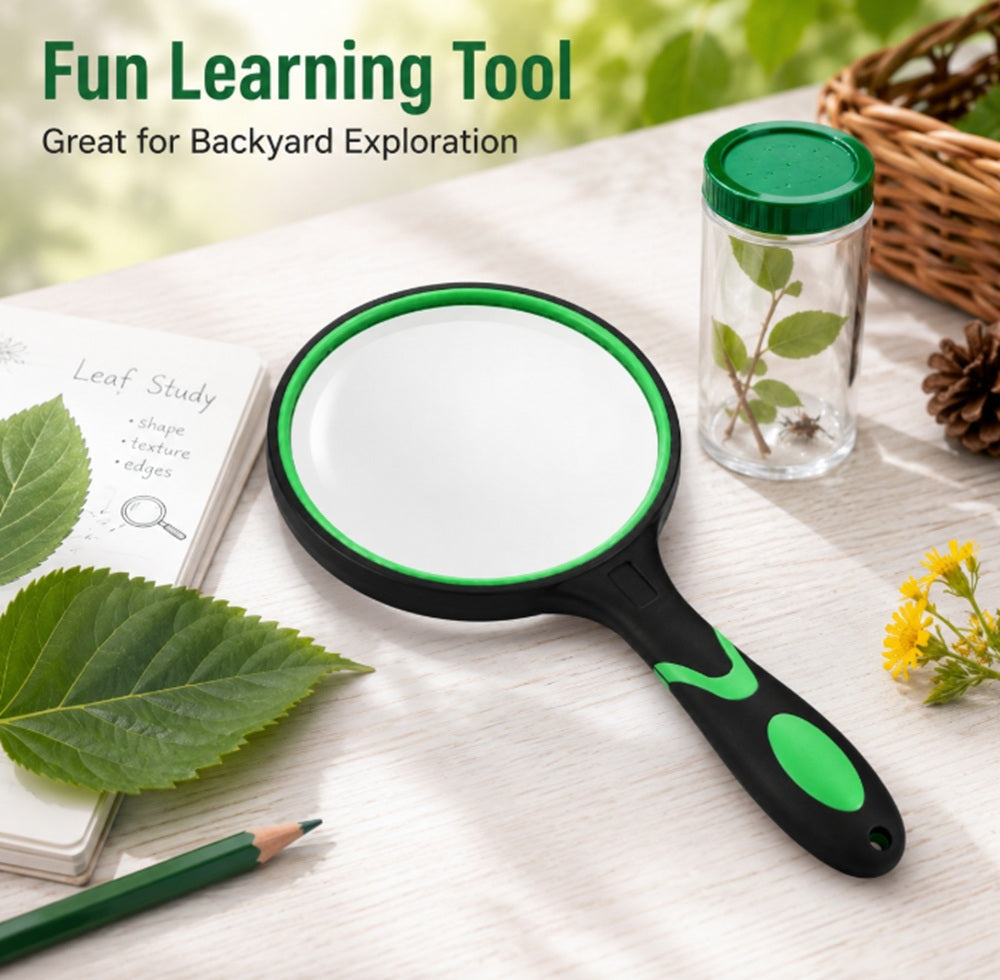 10X Handheld Magnifying Glass, 75mm | TIKA