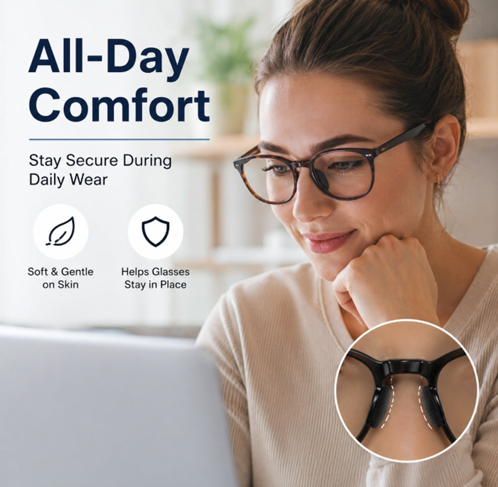 10-Pair Self-Adhesive Foam Nose Pads for Glasses | TIKA