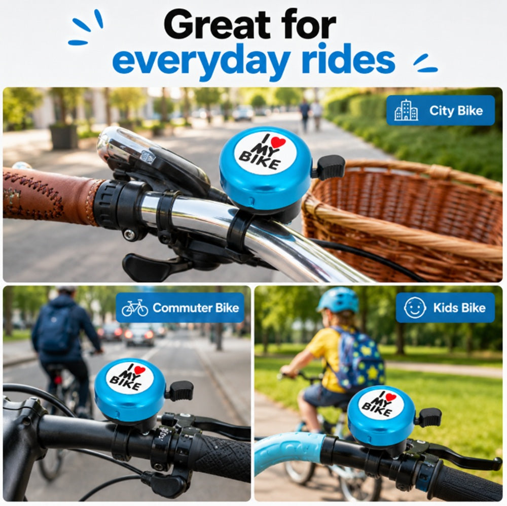 Metal Bicycle Bell for Handlebar Mounting | TIKA