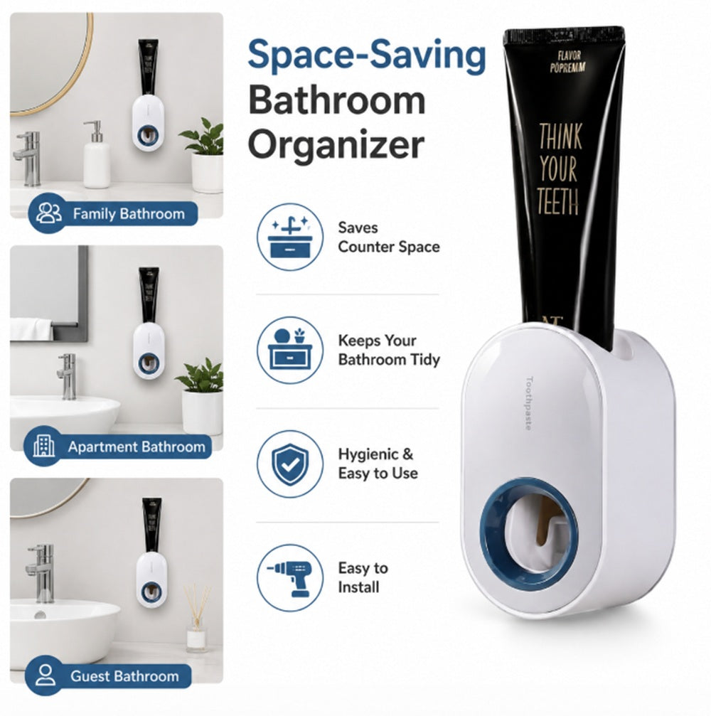 Automatic Wall-Mounted Toothpaste Dispenser | TIKA