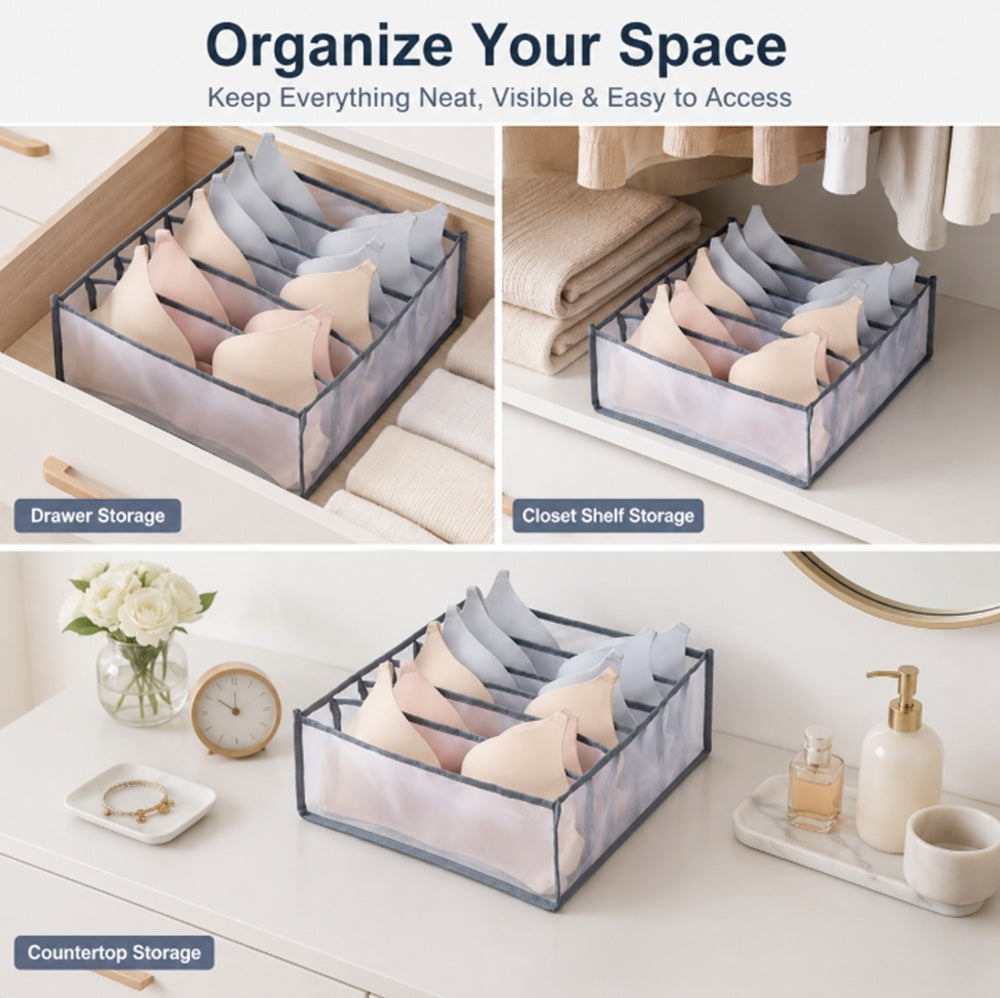 Foldable Drawer Organizer for Underwear, Bras & Socks | TIKA