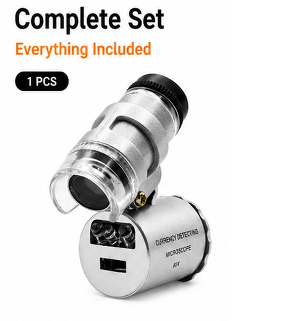 60X LED Pocket Magnifying Loupe | TIKA