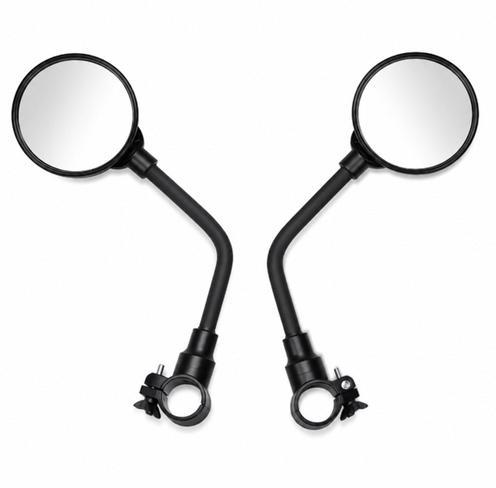 2-Pack Adjustable Wide-Angle Bike Handlebar Mirrors | TIKA