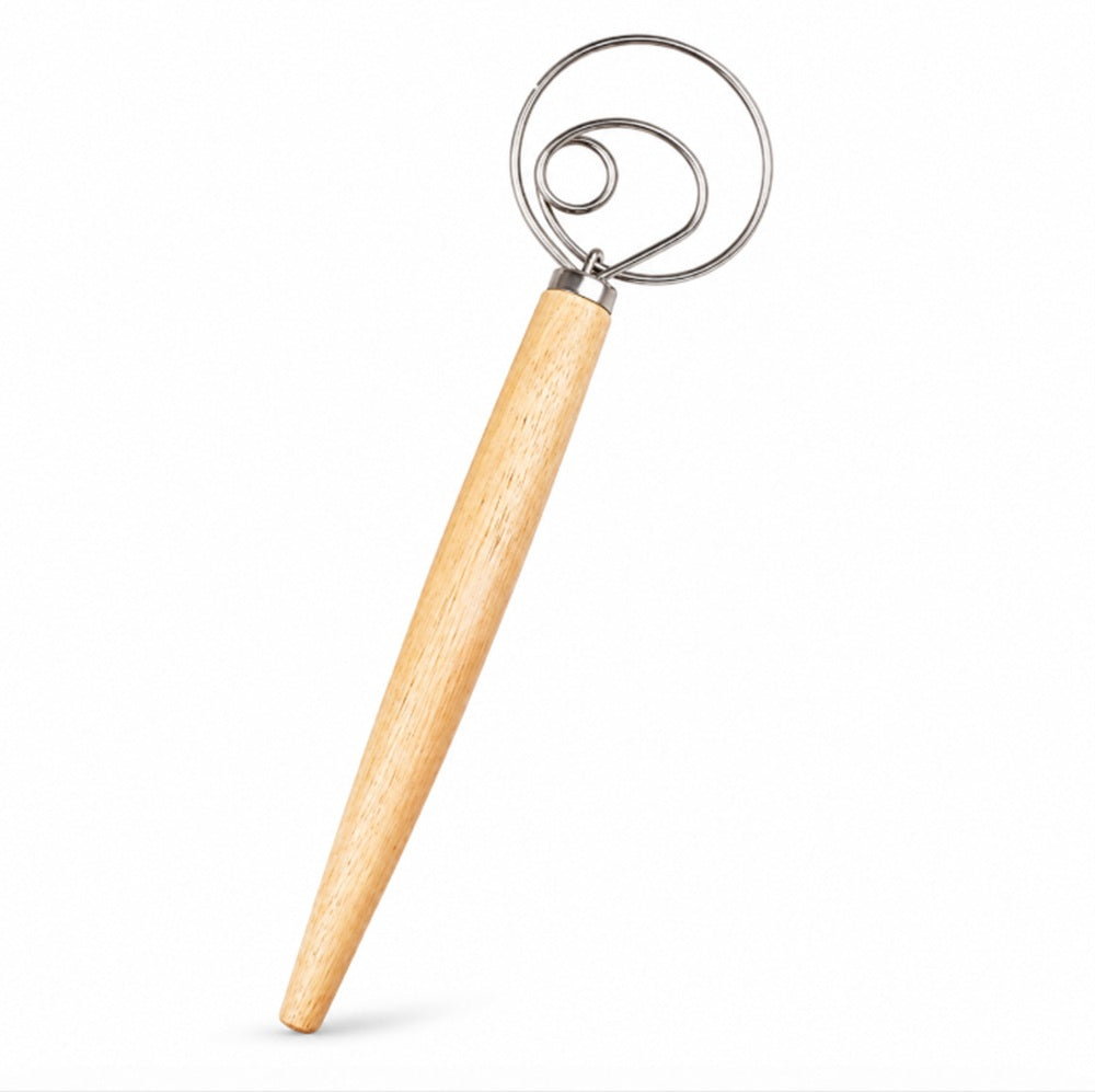 Stainless Steel Danish Dough Whisk for Bread & Pizza | TIKA