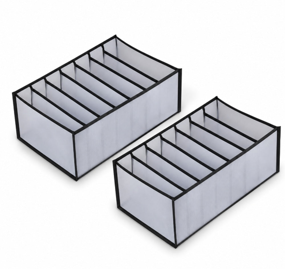 2-Pack Foldable Drawer & Closet Organizer Bins | TIKA